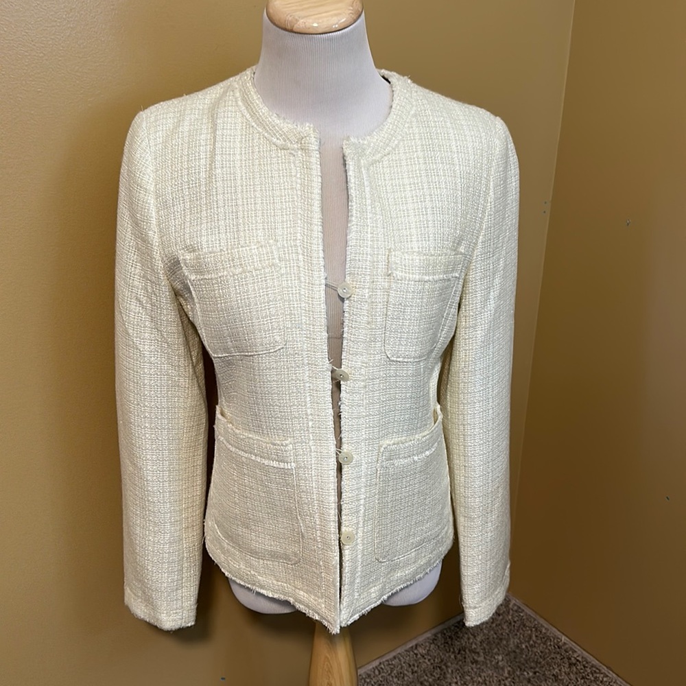 Jaclyn Smith Metallic Blazer Size 6